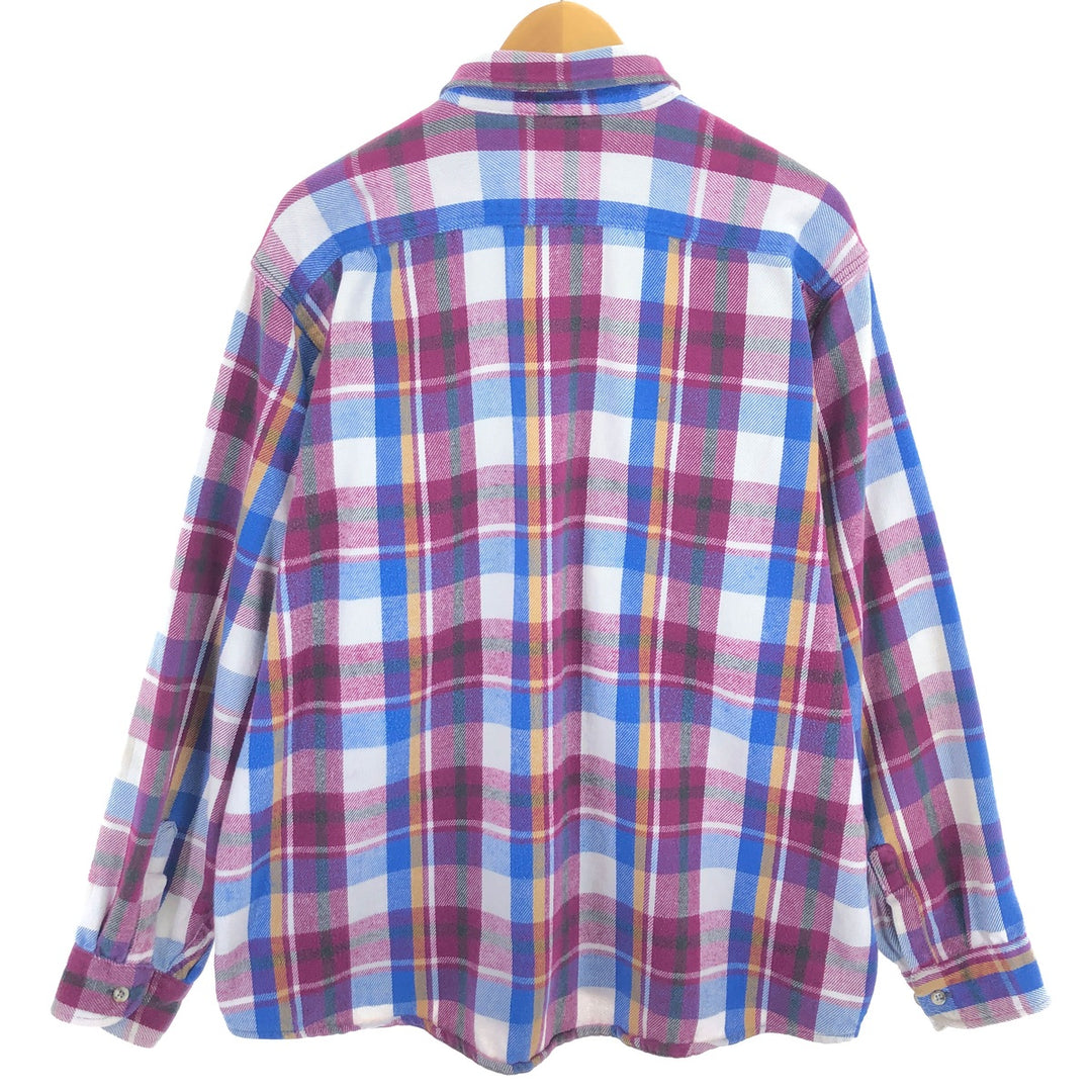 MIGHTY-MAC Check Pattern Wool Shirt Men's XXL / eaa487582