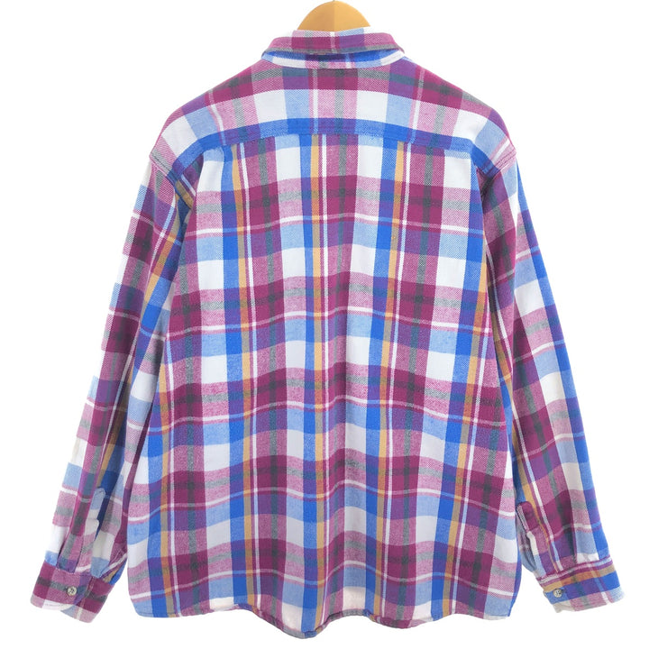 MIGHTY-MAC Check Pattern Wool Shirt Men's XXL / eaa487582