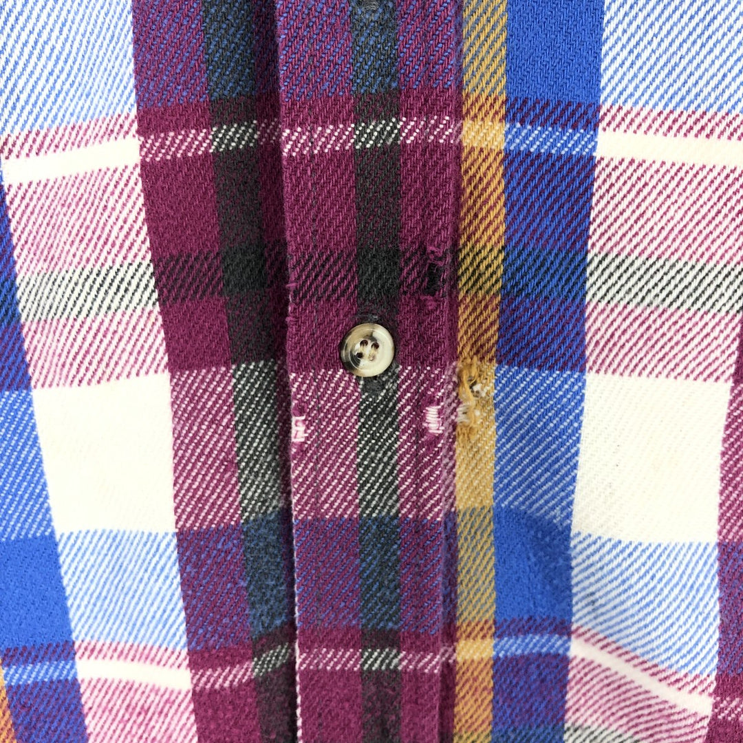 MIGHTY-MAC Check Pattern Wool Shirt Men's XXL / eaa487582
