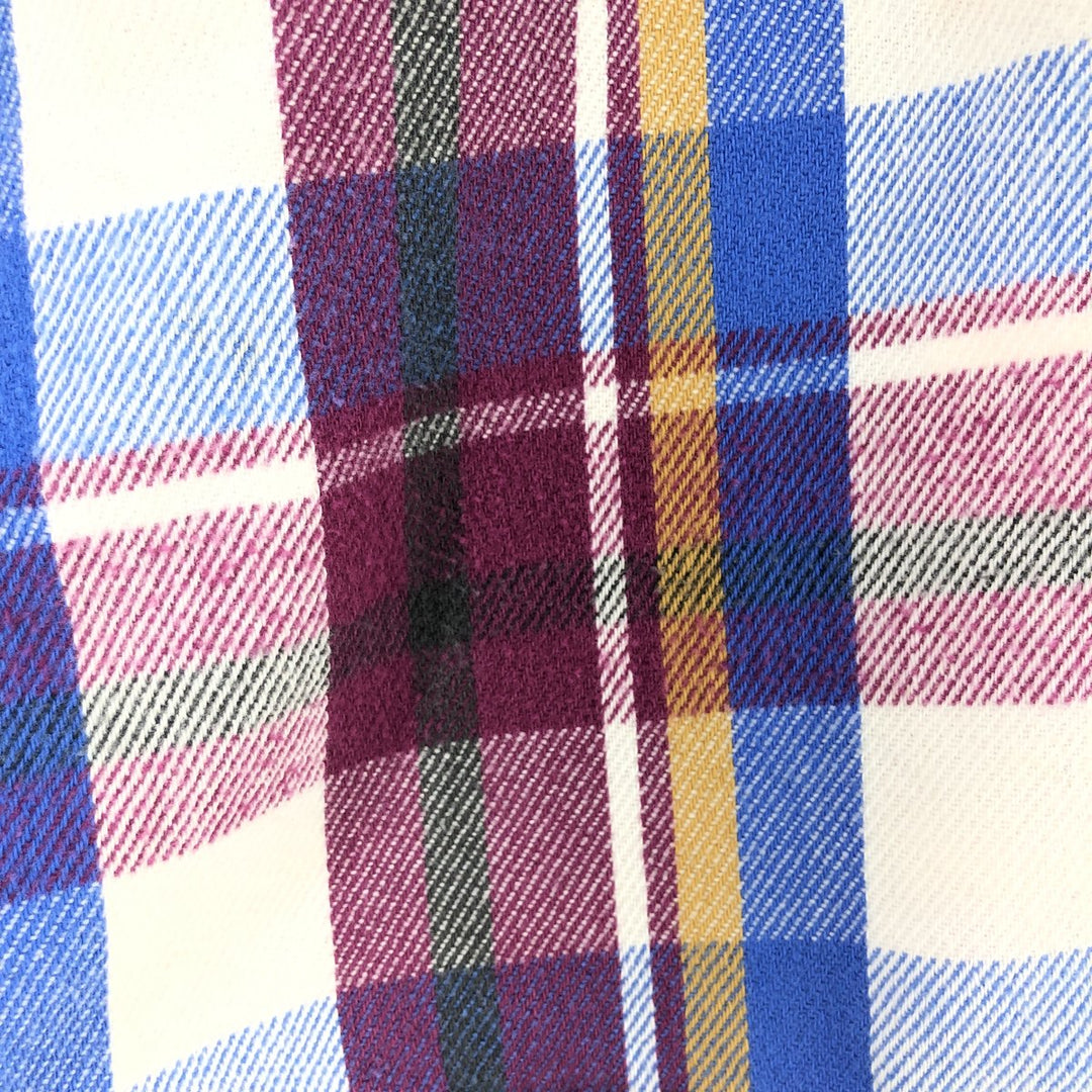 MIGHTY-MAC Check Pattern Wool Shirt Men's XXL / eaa487582