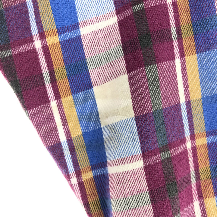 MIGHTY-MAC Check Pattern Wool Shirt Men's XXL / eaa487582