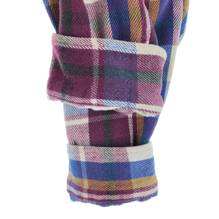 MIGHTY-MAC Check Pattern Wool Shirt Men's XXL / eaa487582