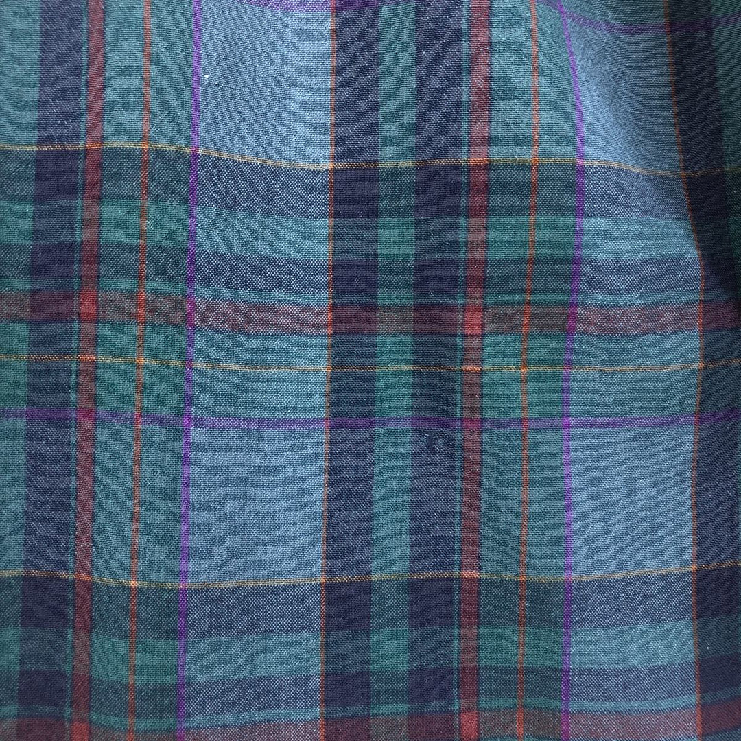 70'S Pendleton Check Pattern Wool Shirt Made in USA Men's L Size Vintage /eaa487744