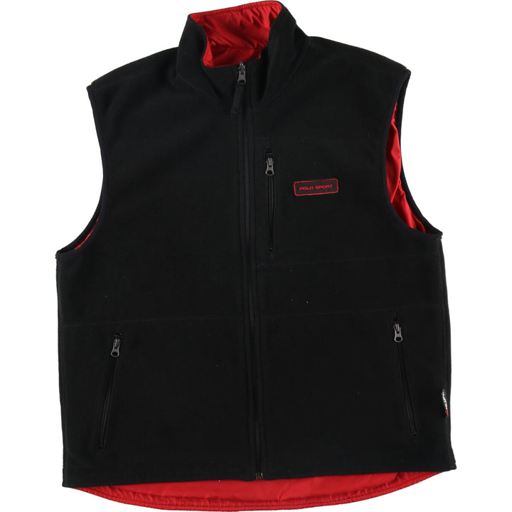 Ralph Lauren POLO SPORT reversible fleece vest, men's size L / eaa487830