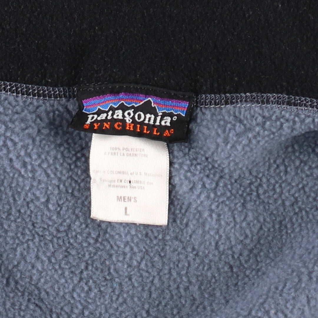 00'S Patagonia SYNCHILLA Fleece Vest 25182S6 Men's L size /eaa487836