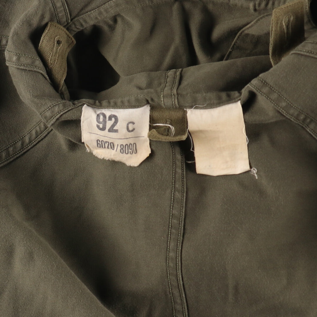 Authentic French military M-64 field parka, mod coat, 92C, men's size L, vintage / eaa487843