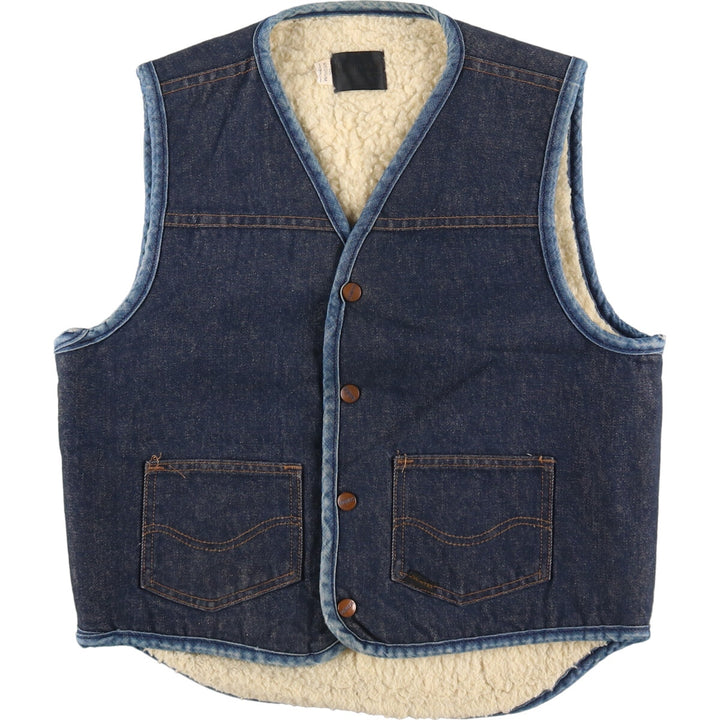 HOEBUCKS denim vest, men's size M, vintage /eaa487849