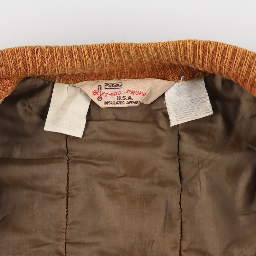 ~80'S BUZZARD PRUF Duck Vest Made in USA Men's L size /eaa487855