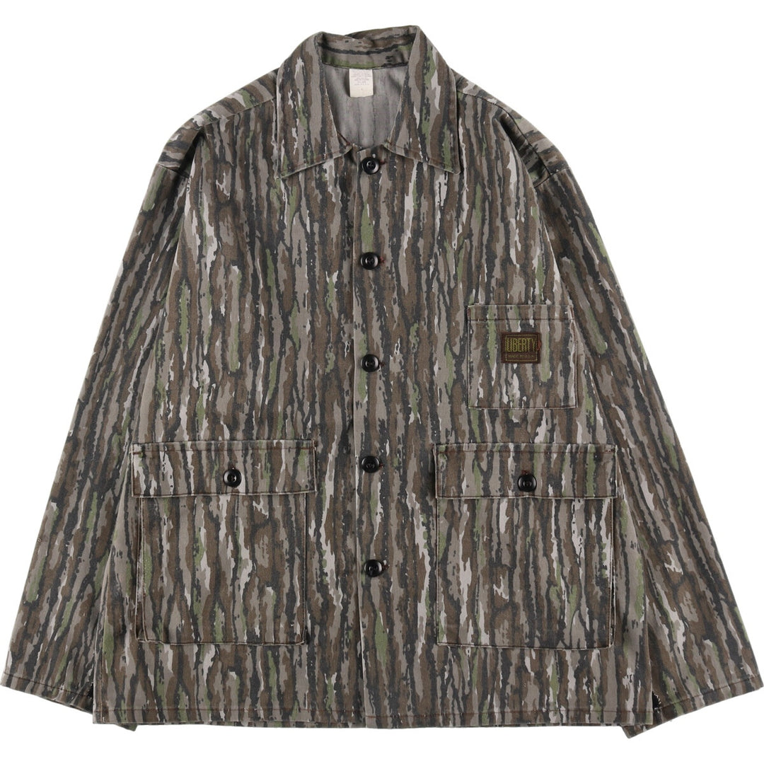 90'S LIBETY Camouflage Pattern Real Tree Camo Hunting Jacket Made in USA Men's L Size Vintage /eaa487866