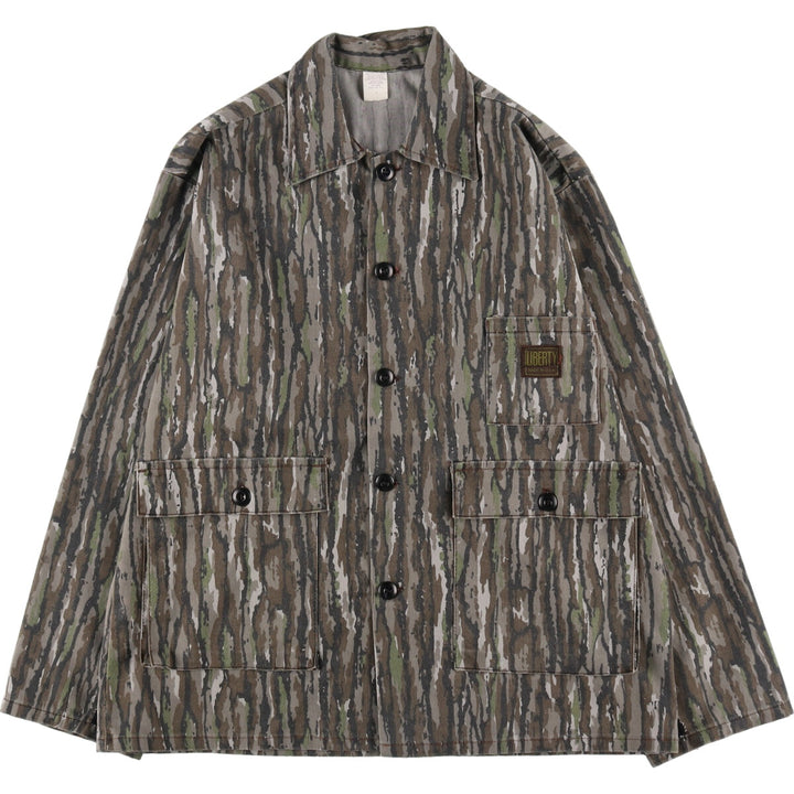 90'S LIBETY Camouflage Pattern Real Tree Camo Hunting Jacket Made in USA Men's L Size Vintage /eaa487866
