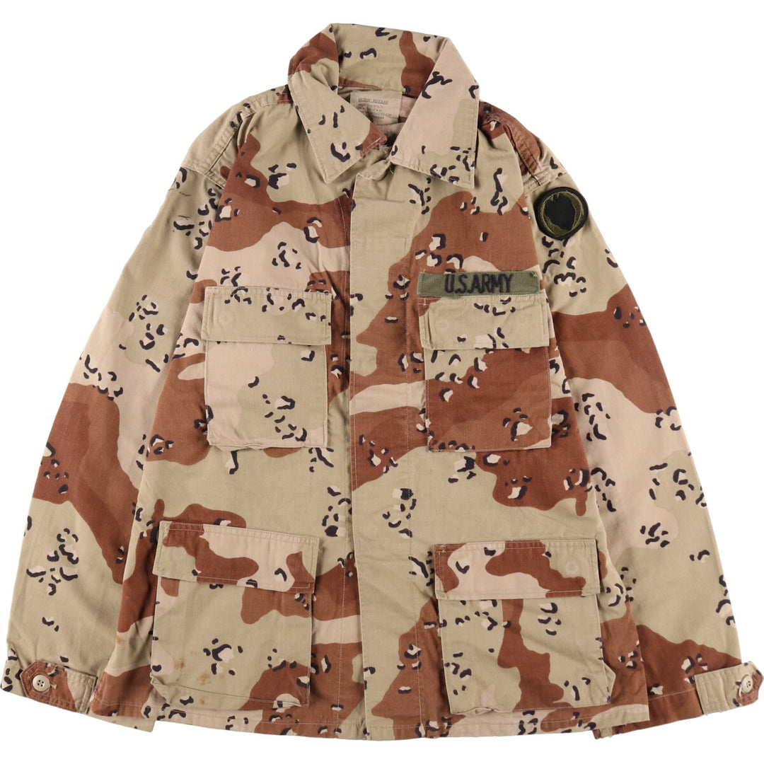 90'S US Military Genuine Camouflage Pattern BDU Military Jacket Made in USA MEDIUM-REGULAR Men's M equivalent Vintage /eaa487884