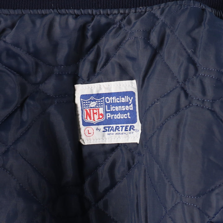 90'S Starter NFL Chicago Bears Nylon Stadium Jacket Award Jacket Varsity Jacket Made in USA Men's L size /eaa487889