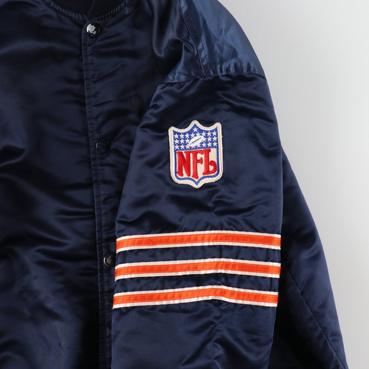 90'S Starter NFL Chicago Bears Nylon Stadium Jacket Award Jacket Varsity Jacket Made in USA Men's L size /eaa487889