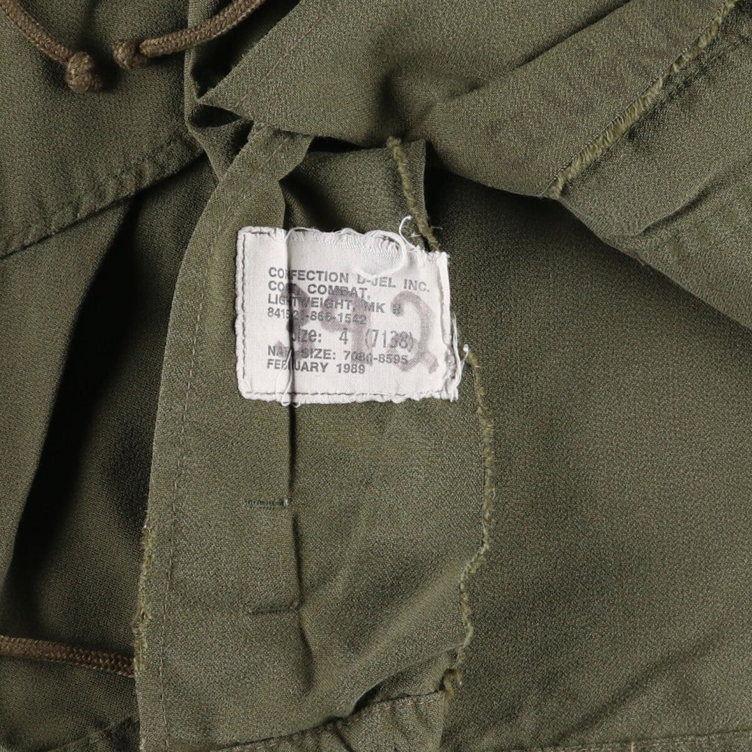 80'S Canadian Military Genuine Military Combat Jacket 4 Men's L Size Vintage /eaa487899