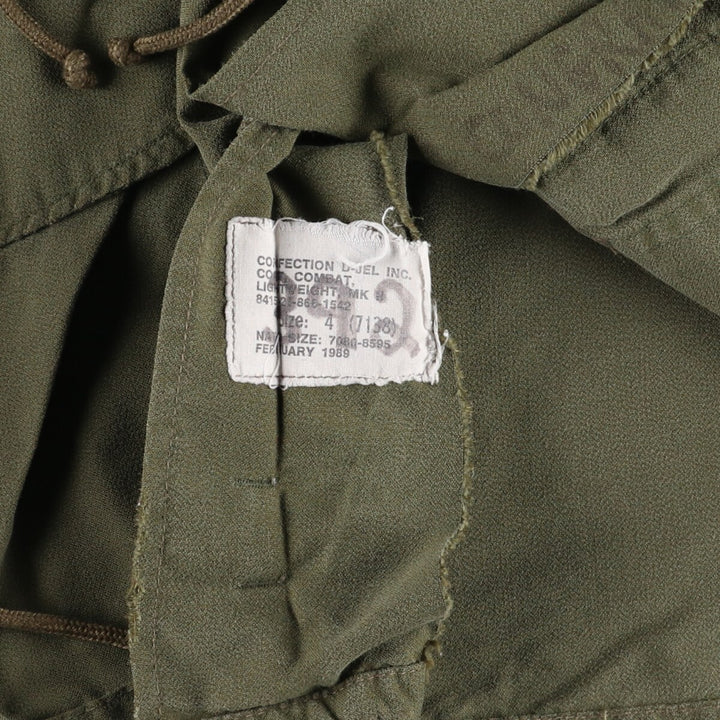 80'S Canadian Military Genuine Military Combat Jacket 4 Men's L Size Vintage /eaa487899