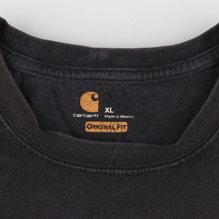 Carhartt ORIGINAL FIT Plain Pocket Long T-Shirt Long T Men's XL /eaa487943