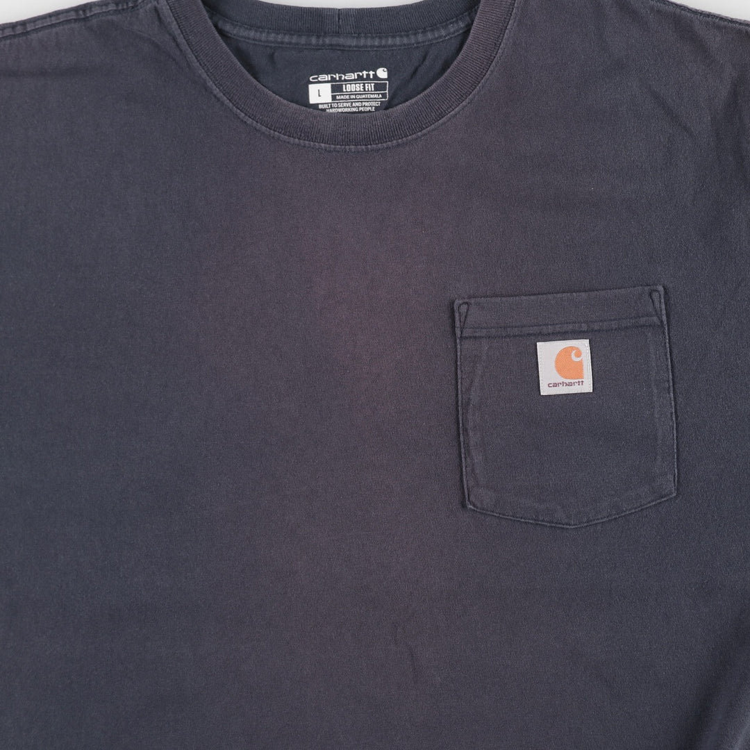 Carhartt Loose Fit Plain Pocket Long T-Shirt Long T Men's L size / eaa487945