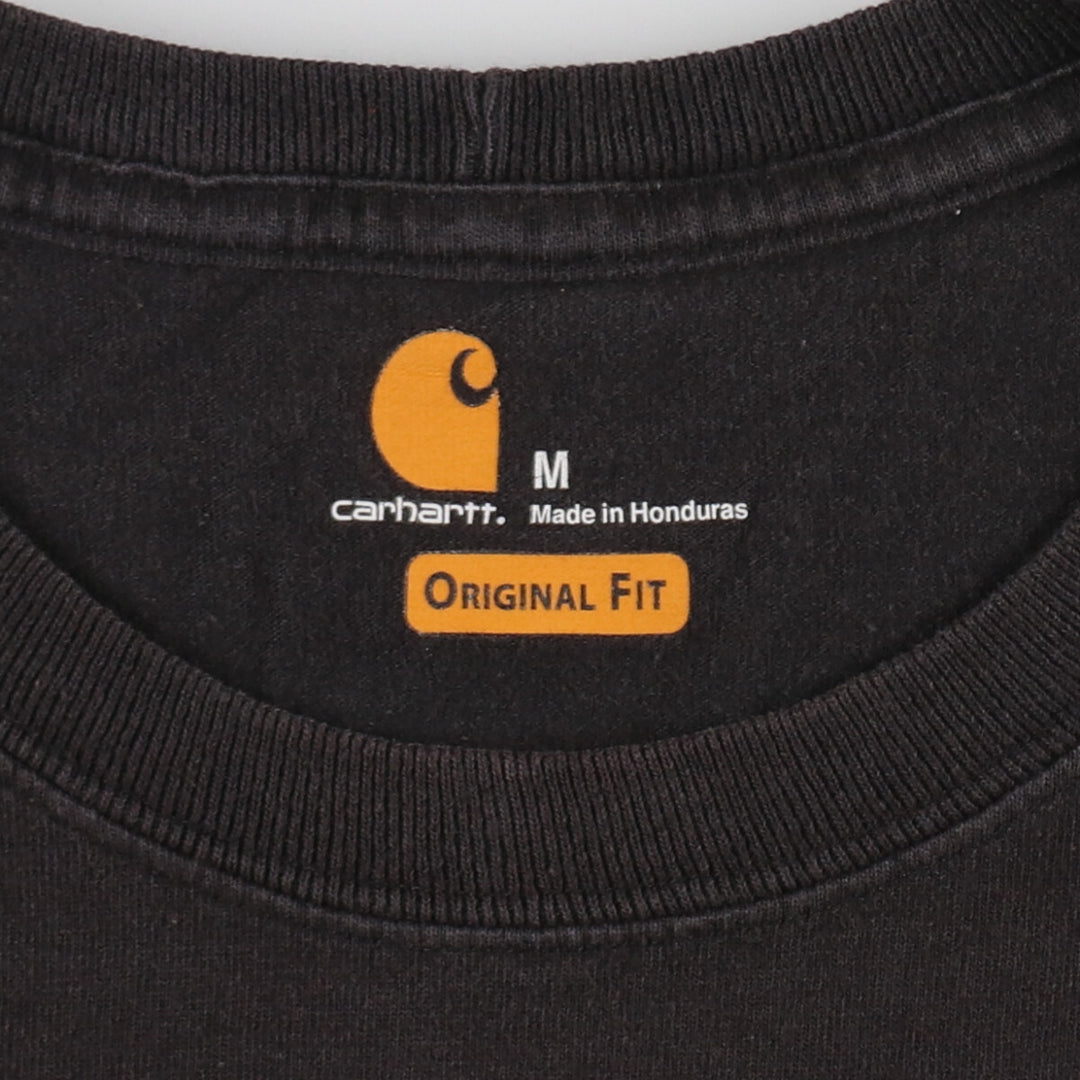 Carhartt ORIGINAL FIT Plain Pocket Long T-Shirt, Men's Medium Size / eaa487946