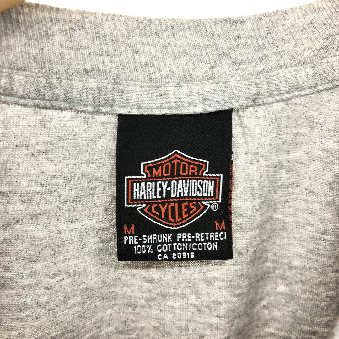 00'S Harley-Davidson Long Sleeve T-Shirt Made in Canada Men's M /eaa487969