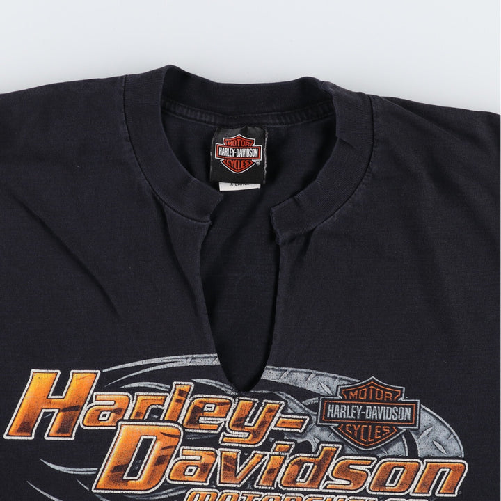 00'S Harley-Davidson Cut-off Long T-Shirt, Made in USA, Men's XL /eaa487981