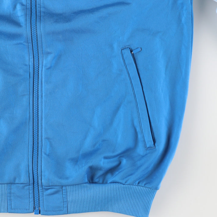 00'S Adidas Back Logo Jersey Track Jacket Men's XL polyester Blue type light blue Vintage Second Hand