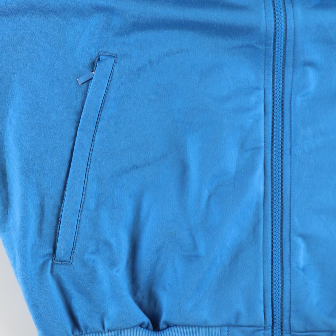 00'S Adidas Back Logo Jersey Track Jacket Men's XL polyester Blue type light blue Vintage Second Hand