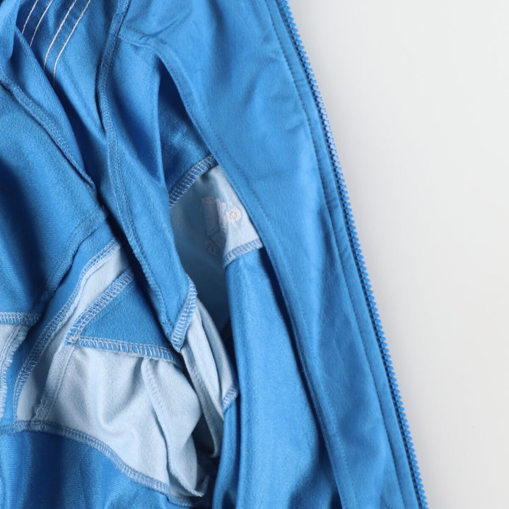00'S Adidas Back Logo Jersey Track Jacket Men's XL polyester Blue type light blue Vintage Second Hand