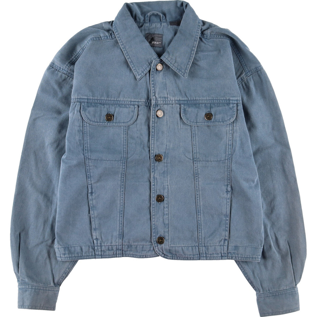 LIZ WEAR denim jacket, G-jacket, men's size L /eaa488036