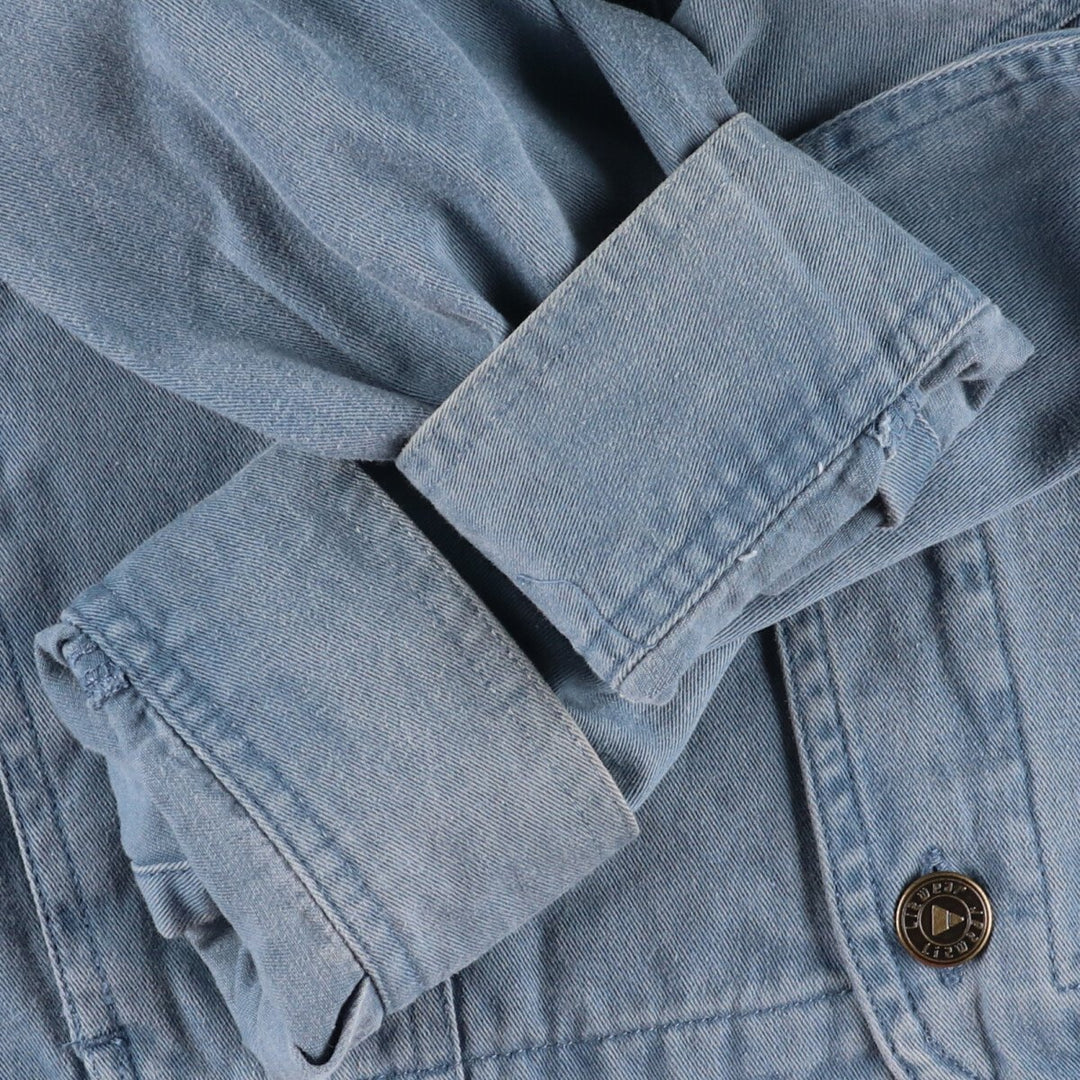 LIZ WEAR denim jacket, G-jacket, men's size L /eaa488036
