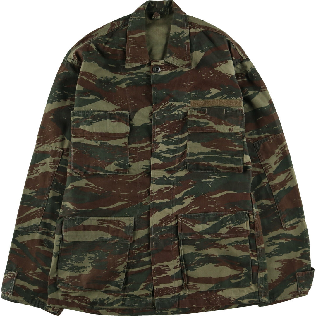Greek Army Camouflage Pattern Lizard Camo Military Field Jacket Men's XL / eaa488037