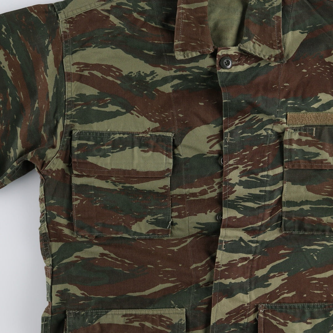 Greek Army Camouflage Pattern Lizard Camo Military Field Jacket Men's XL / eaa488037