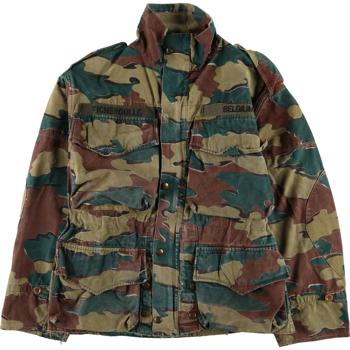 Genuine Belgian military item from the 1950s, BEGETEX camouflage pattern jigsaw camo paratrooper military jacket, 42/50, equivalent to men's L /eaa488040