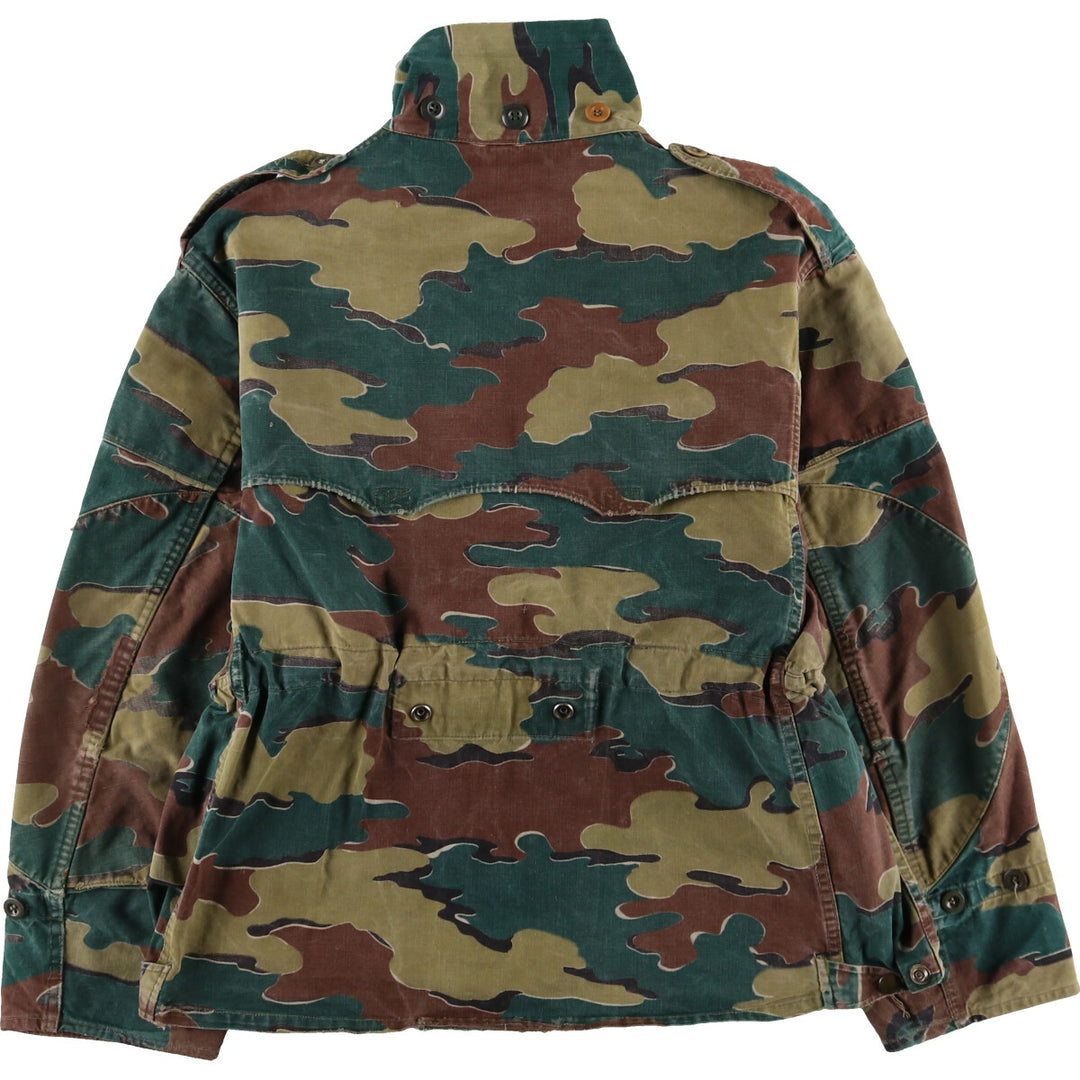 Genuine Belgian military item from the 1950s, BEGETEX camouflage pattern jigsaw camo paratrooper military jacket, 42/50, equivalent to men's L /eaa488040