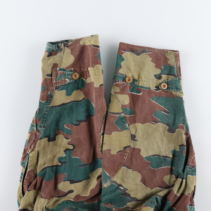 Genuine Belgian military item from the 1950s, BEGETEX camouflage pattern jigsaw camo paratrooper military jacket, 42/50, equivalent to men's L /eaa488040