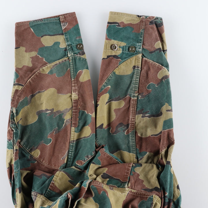Genuine Belgian military item from the 1950s, BEGETEX camouflage pattern jigsaw camo paratrooper military jacket, 42/50, equivalent to men's L /eaa488040