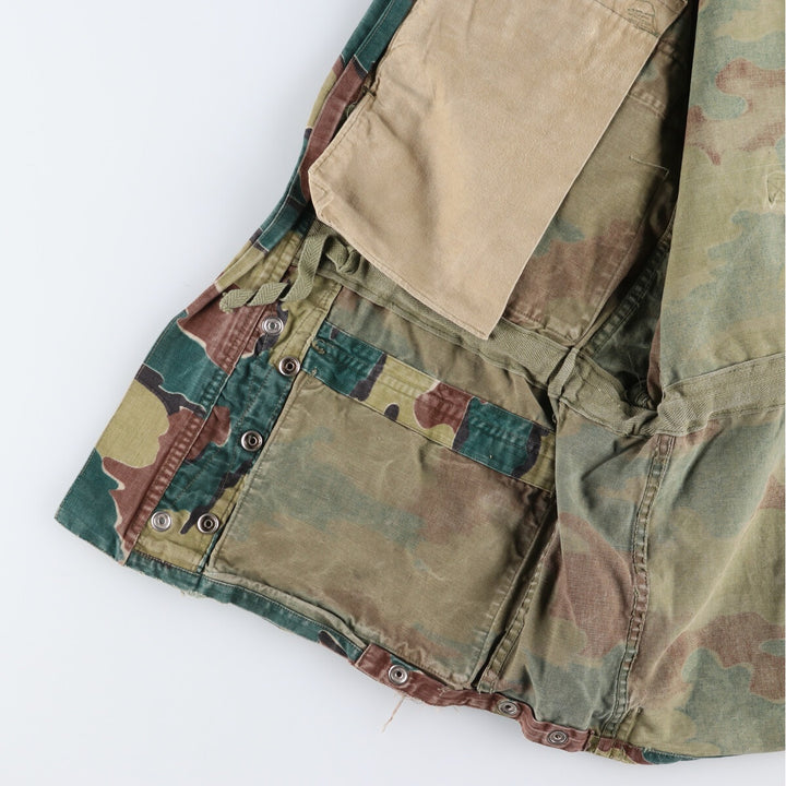 Genuine Belgian military item from the 1950s, BEGETEX camouflage pattern jigsaw camo paratrooper military jacket, 42/50, equivalent to men's L /eaa488040
