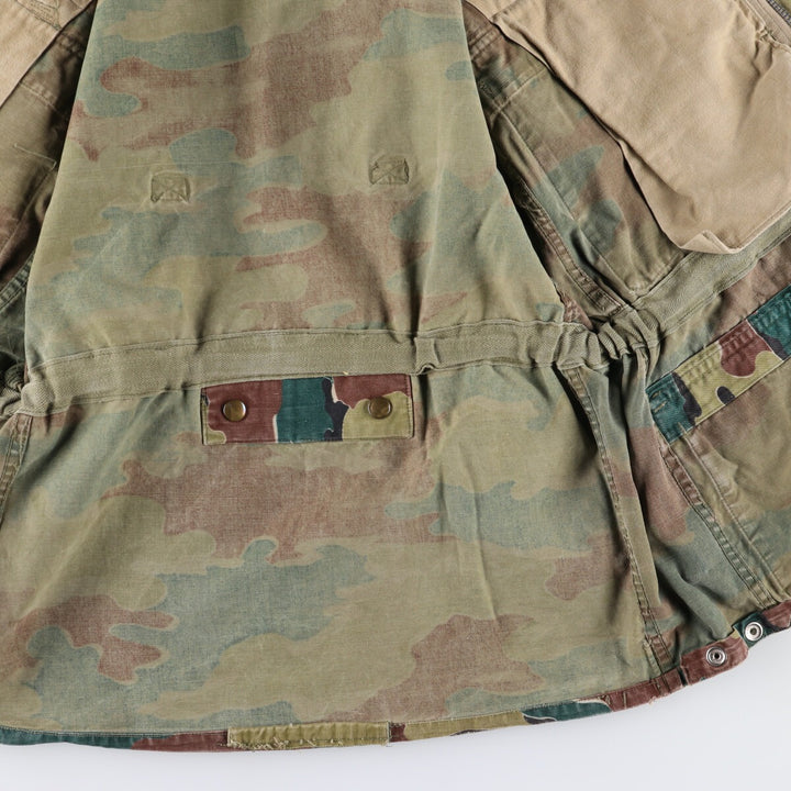 Genuine Belgian military item from the 1950s, BEGETEX camouflage pattern jigsaw camo paratrooper military jacket, 42/50, equivalent to men's L /eaa488040