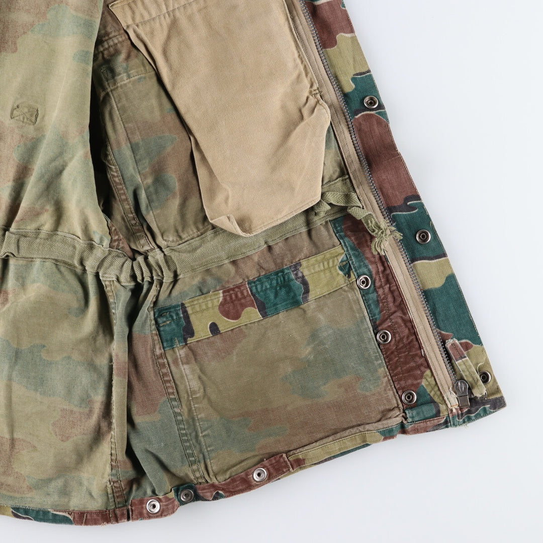 Genuine Belgian military item from the 1950s, BEGETEX camouflage pattern jigsaw camo paratrooper military jacket, 42/50, equivalent to men's L /eaa488040