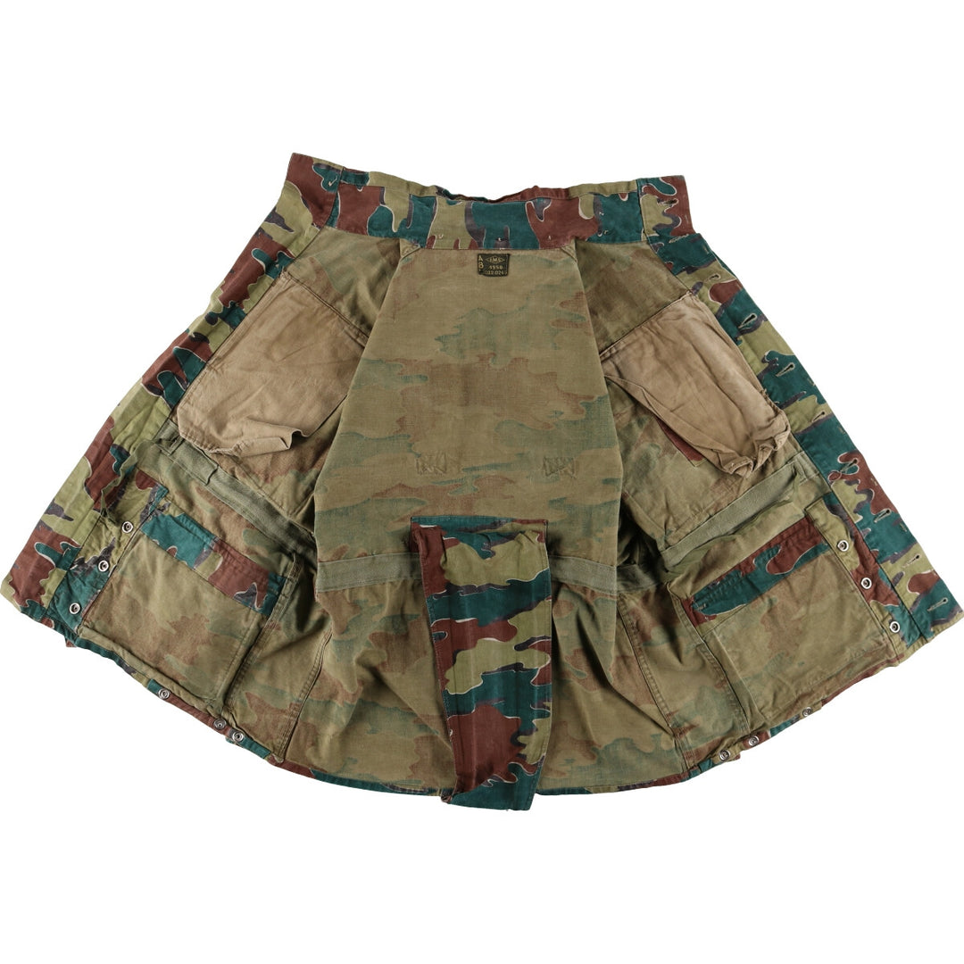 Genuine Belgian Army 50's Camouflage Pattern Jigsaw Camo Paratrooper Military Jacket Men's XL /eaa488041