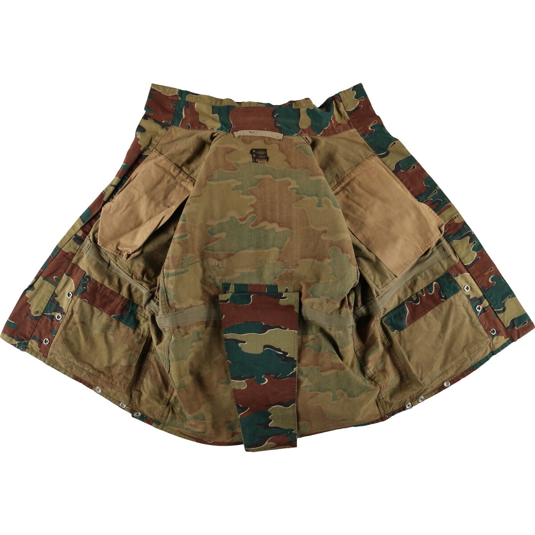 Genuine Belgian Army 50's Camouflage Pattern Jigsaw Camo Paratrooper Military Jacket Men's XL /eaa488042