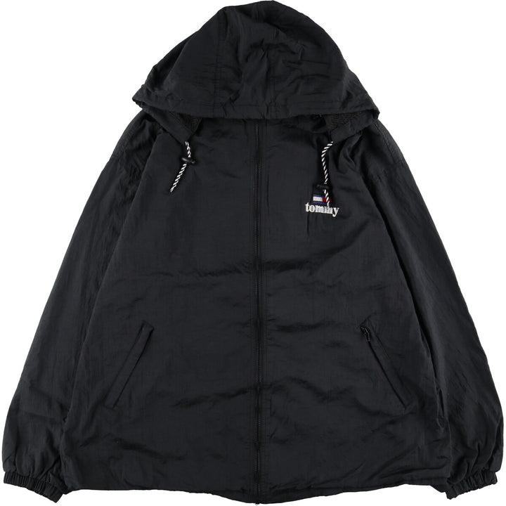 90s~ Tommy Hilfiger Back Logo Hooded Windbreaker Men's XL Vintage /eaa488094