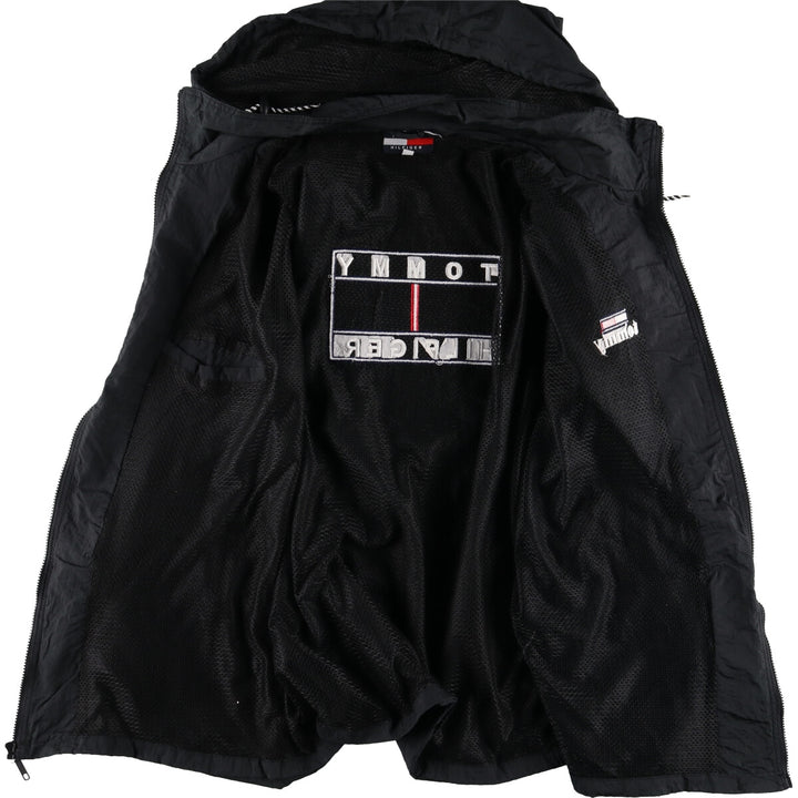 90s~ Tommy Hilfiger Back Logo Hooded Windbreaker Men's XL Vintage /eaa488094
