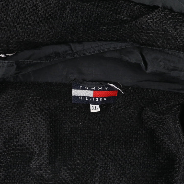 90s~ Tommy Hilfiger Back Logo Hooded Windbreaker Men's XL Vintage /eaa488094
