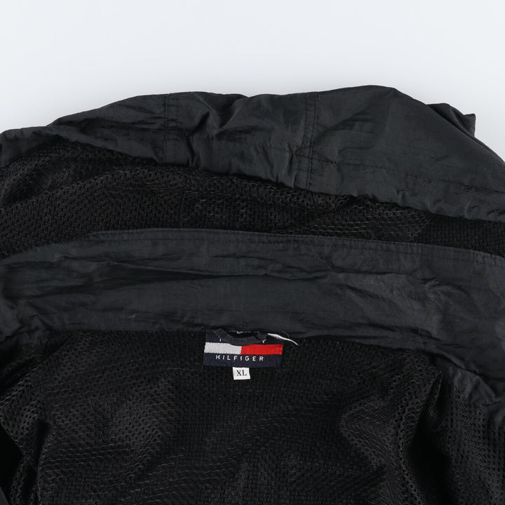 90s~ Tommy Hilfiger Back Logo Hooded Windbreaker Men's XL Vintage /eaa488094