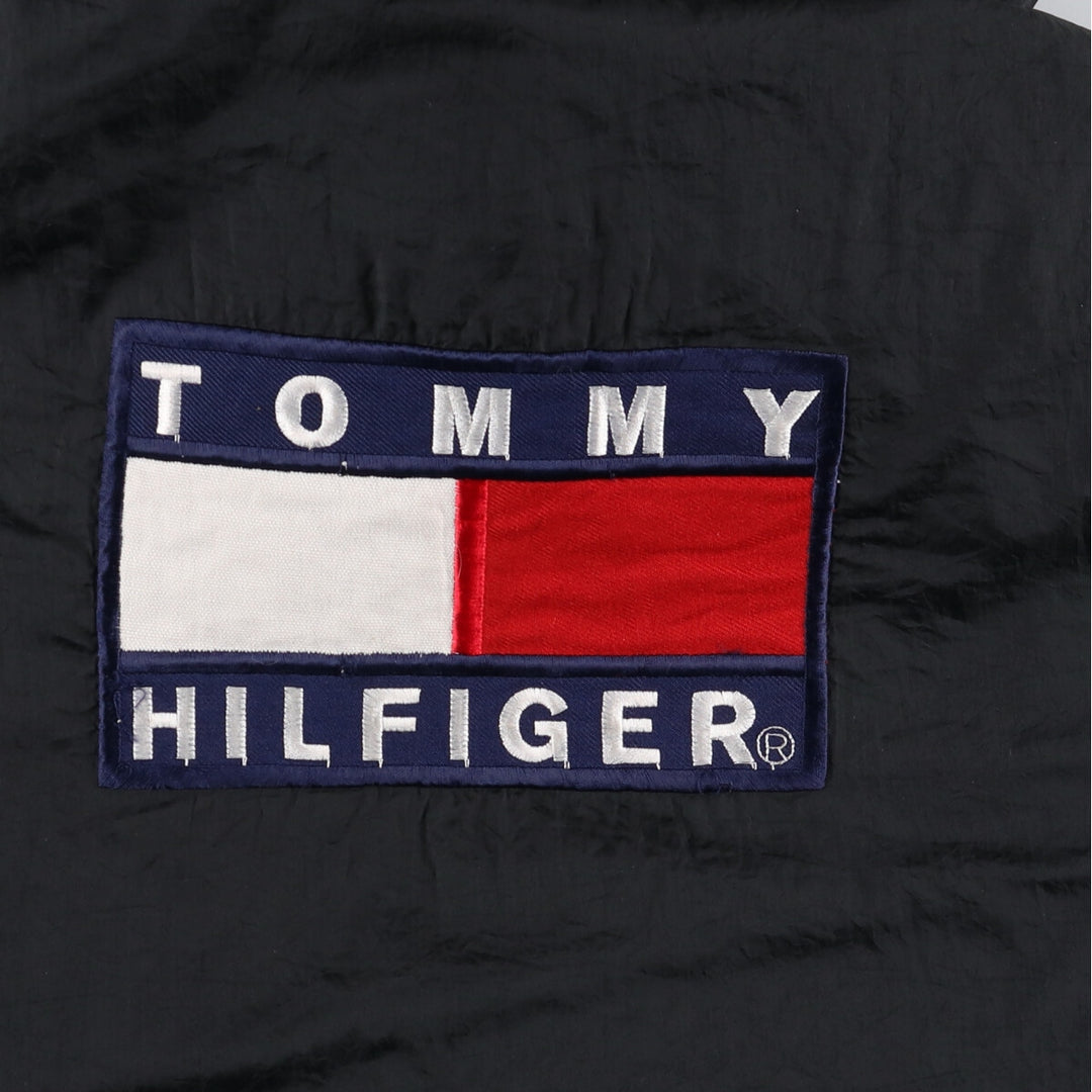 90s~ Tommy Hilfiger Back Logo Hooded Windbreaker Men's XL Vintage /eaa488094