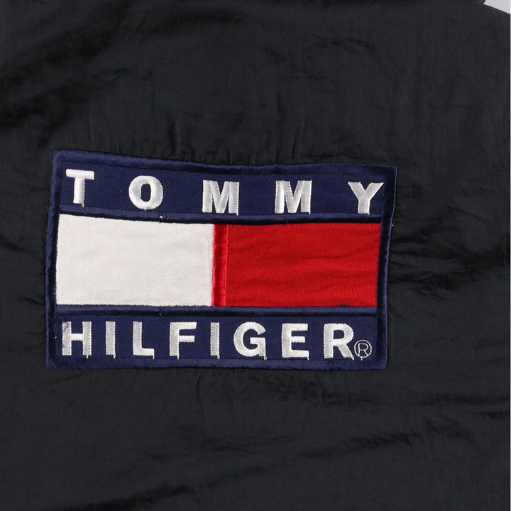 90s~ Tommy Hilfiger Back Logo Hooded Windbreaker Men's XL Vintage /eaa488094