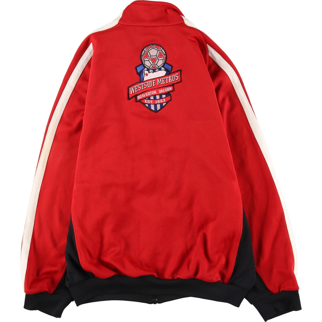 00'S adidas CLIMALITE WESTSIDE METROS jersey track jacket, men's size L / eaa488098