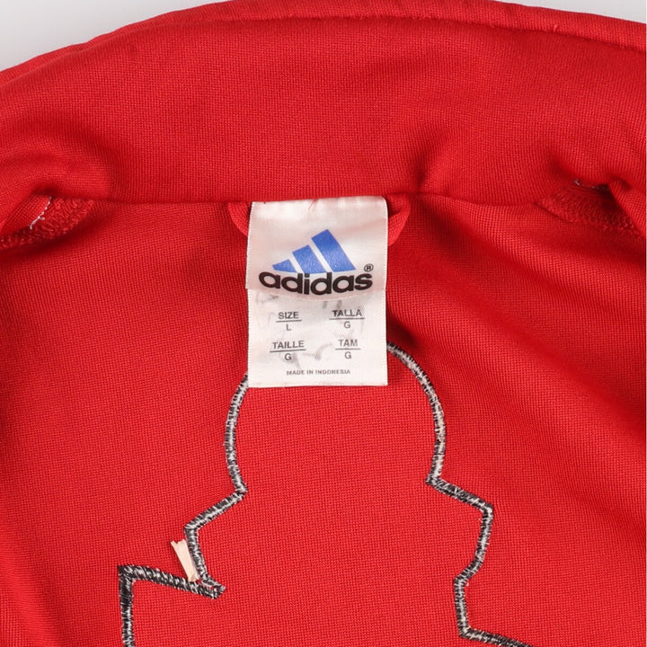 00'S adidas CLIMALITE WESTSIDE METROS jersey track jacket, men's size L / eaa488098