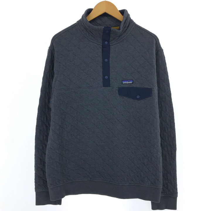 Patagonia ORGANIC COTTON 25371FA17 Half-button sweatshirt, men's size L / eaa488110