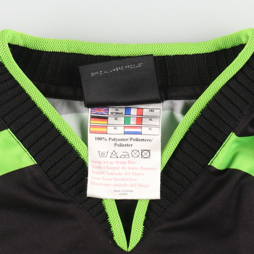 UMBRO All-over Print V-neck Long T-shirt Game Shirt Men's XL Size /eaa488273